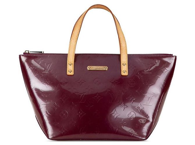 Bolsa Louis Vuitton Bellevue PM Monogram Vernis Roxo
