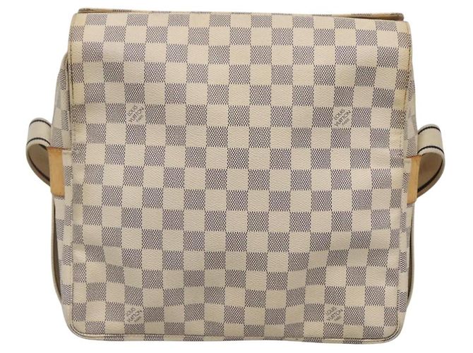 Borsa a mano Naviglio Damier Louis Vuitton Bianco
