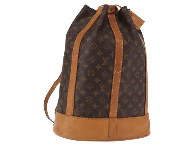 Louis Vuitton Randonnee Backpack Monogram Canvas GM Brown