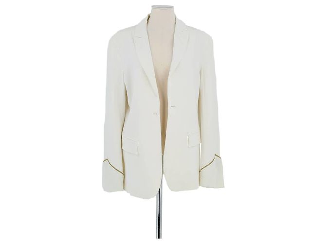 Alberta Ferretti White Blazer