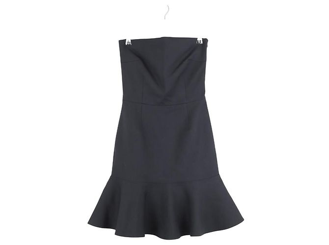 Balenciaga Schwarzes Wollkleid