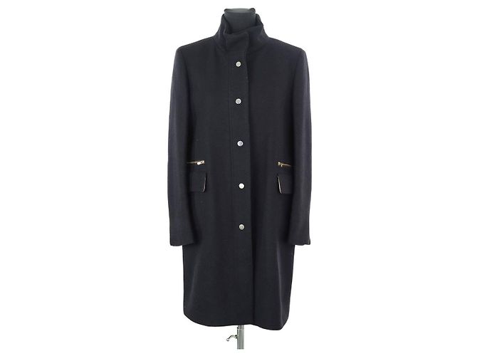 Gerard Darel Black wool coat