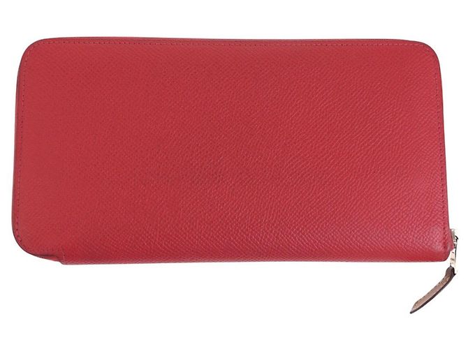 Cartera Larga Azap Silk'in de Hermès Roja