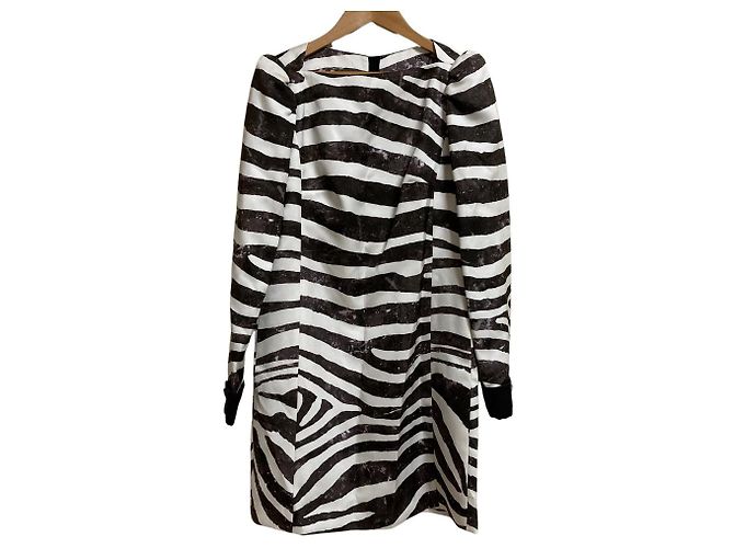 Vestido Zebra de Marc Jacobs Negro Blanco
