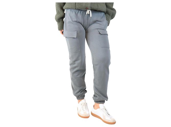 Brunello Cucinelli Graue Cargohosen mit Bündchen - Größe S