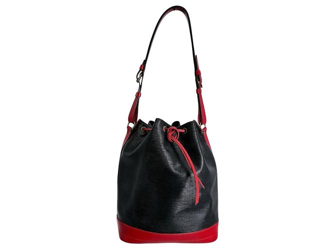 Noe Borsa a Spalla Noé Epi Louis Vuitton Nero Rosso