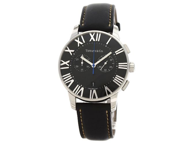 Montre chronographe Tiffany & Co. Atlas Dome Noir
