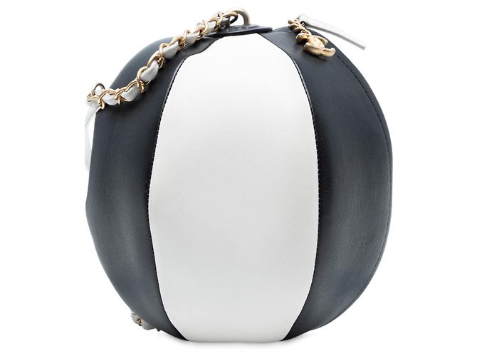 Sac à main Coco Beach en cuir de veau noir Chanel