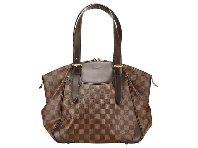 Sac à main Louis Vuitton Damier Verona PM Marron