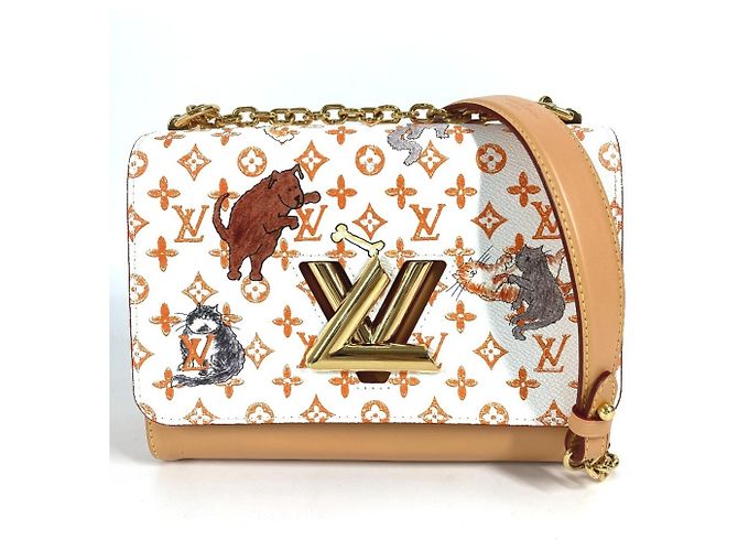 Sac à dos Twist MM en Monogram de Louis Vuitton Blanc