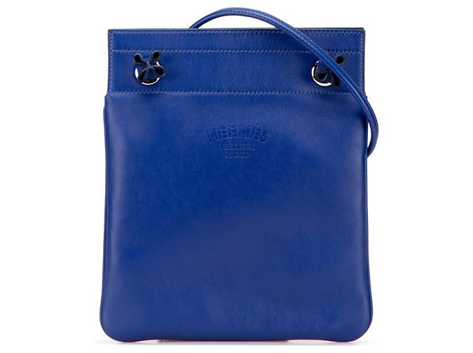 Sac à bandoulière mini Aline Hermès Bleu