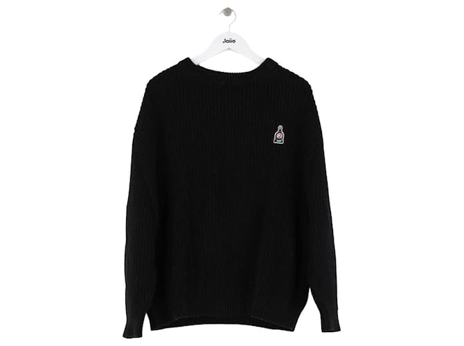 Autre Marque Schwarzer Wollpullover 