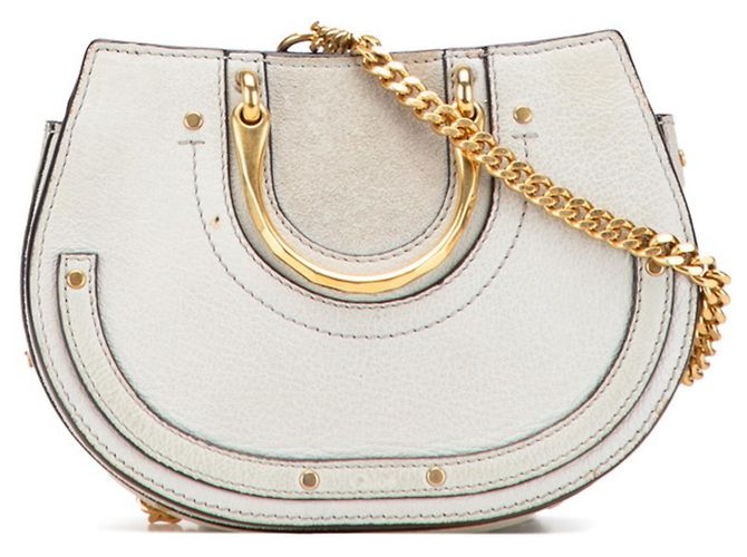 Borsa a mano Chloé Pixie Marrone 