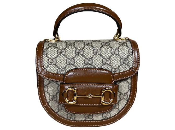 Gucci horsebit 1955 mini Beige