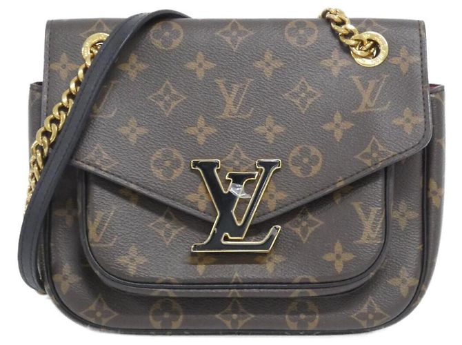 Bolsa de Ombro Louis Vuitton Monogram Passy M45592 Marrom