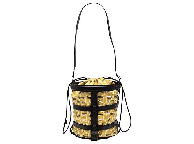 Sac Musardine de seda amarela e Epsom Hermès Amarelo