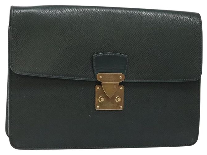 Kourad Tasche Taiga Louis Vuitton Grün