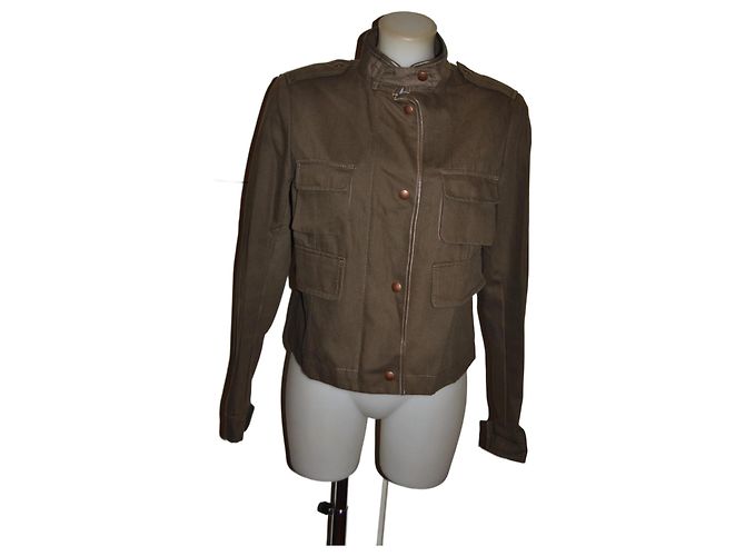 Chaqueta Sportmax de algodón caqui