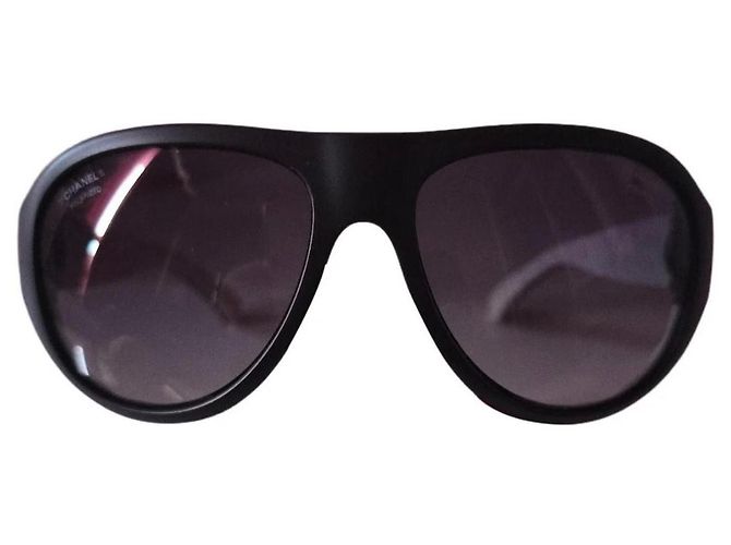 Occhiali da sole Chanel Aviator Neri Nero
