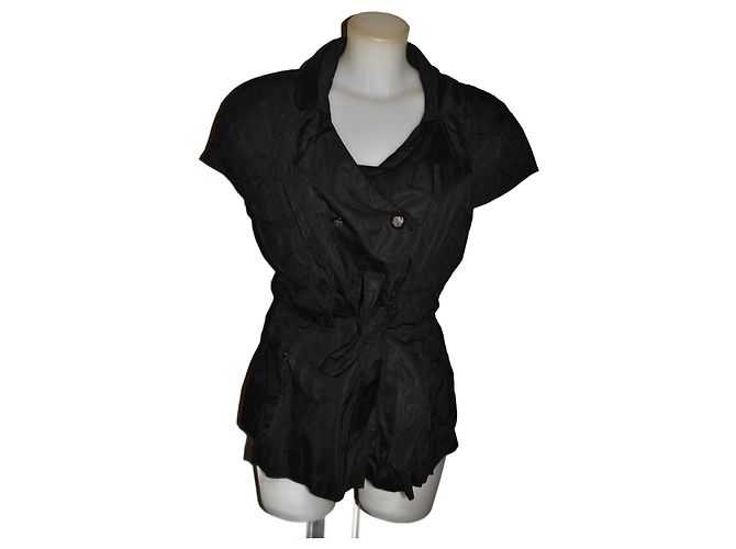 Chaleco impermeable Les Copains negro