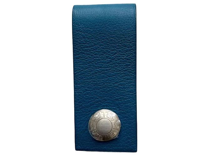 Hermès USB Stick Blue Leather 