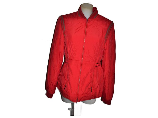 Philosophy Di Alberta Ferretti Chaqueta acolchada de invierno Philosophy Alberta Ferretti roja algodón