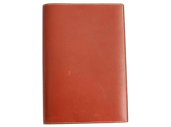 Hermès Leather notebook Brown