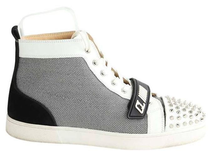Christian Louboutin Baskets argentées
