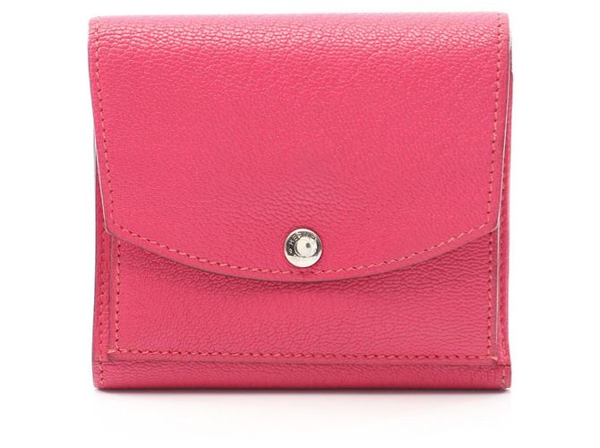 Hermes Hermès Til Tri-fold Wallet Pink