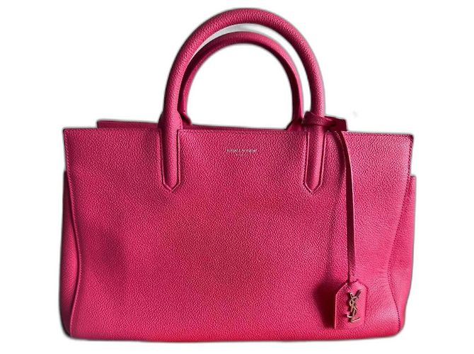 Cabas Rive Gauche Saint Laurent Rosa