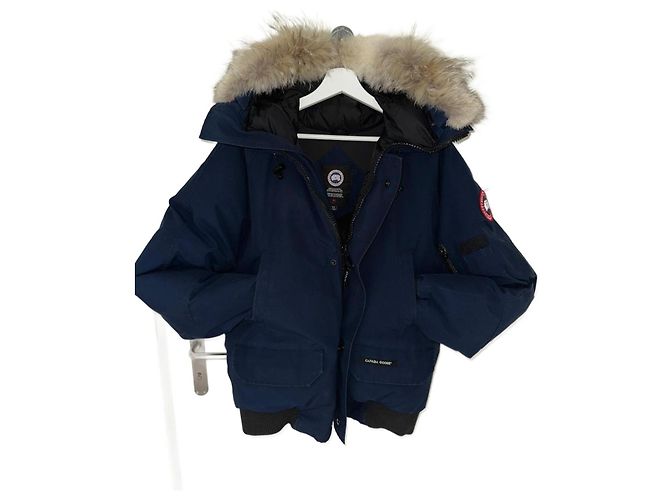 Canada Goose Arctic-Tech Padded Aviator Jacket Navy Blue