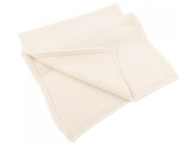 Écharpe en cachemire Hermès Blanc