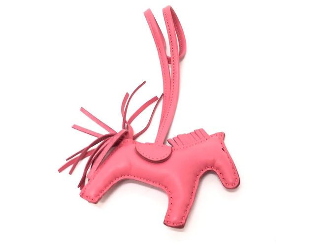 Charm de Bolsa Rodeo PM da Hermès Rosa