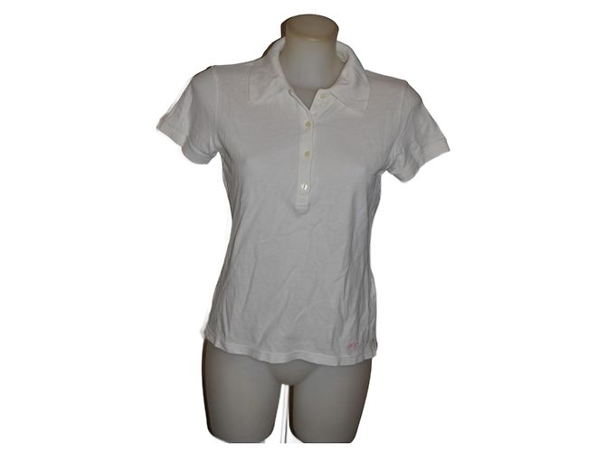 Polo de algodón Woolrich blanco M
