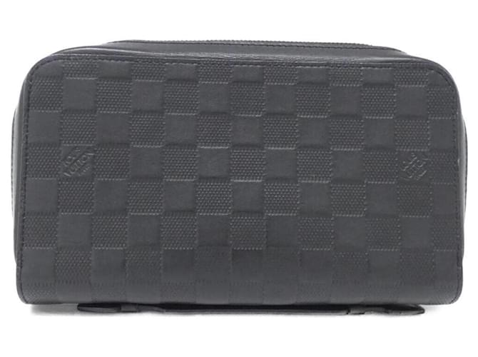 Louis Vuitton Damier Infini Zippy XL Wallet Black Leather  ref.2565246