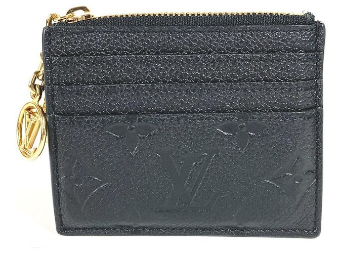 Kartenetui Monogram Empreinte Louis Vuitton Schwarz