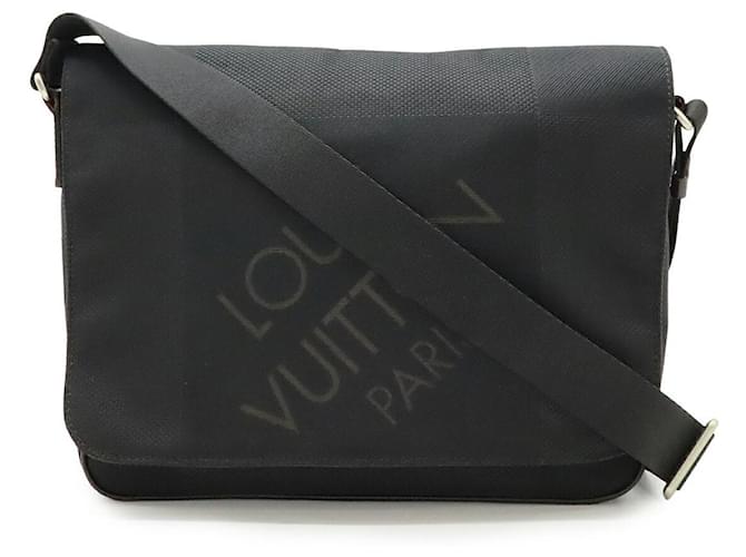Louis Vuitton Damier Geant Shoulder Bag Black Cloth  ref.2567092