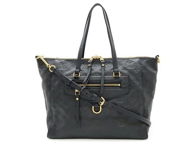 Bolsa 2 em 1 Louis Vuitton Lumineuse PM em couro Monogram Empreinte Azul