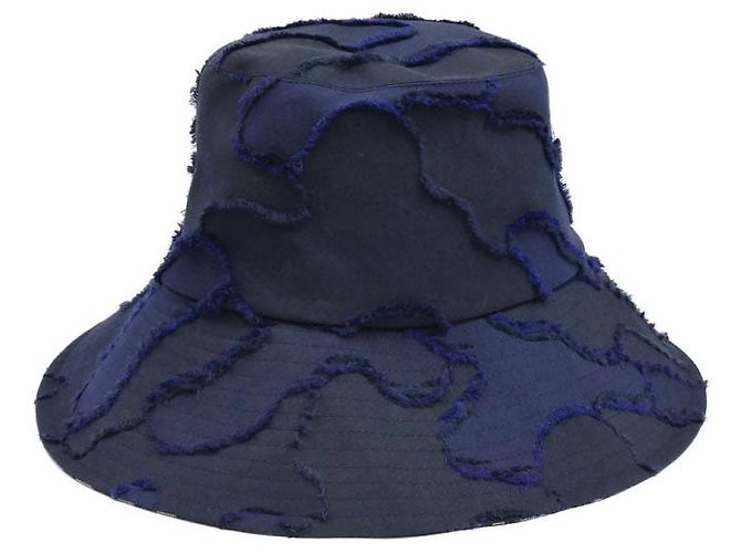 Christian Dior Dior Oblique Bucket Hat Blau