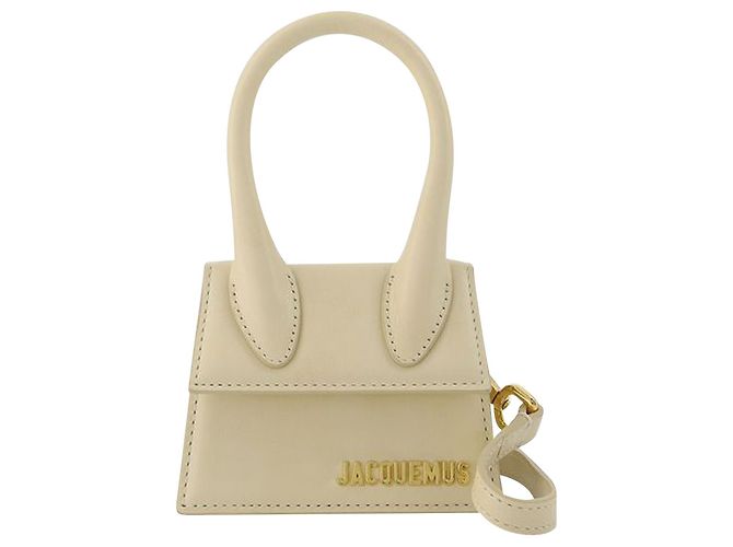 Jacquemus Borsa Le Chiquito in pelle beige Marrone