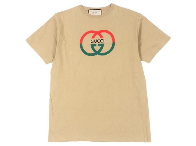 Camiseta de algodón Gucci Castaño