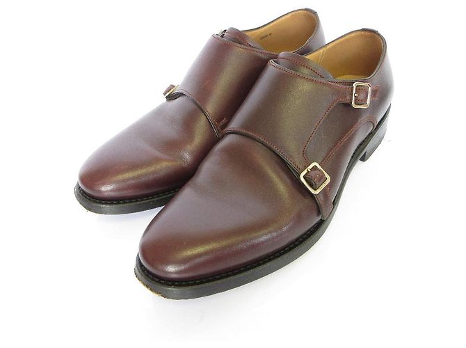 Chaussures de ville en cuir à double boucle Bally