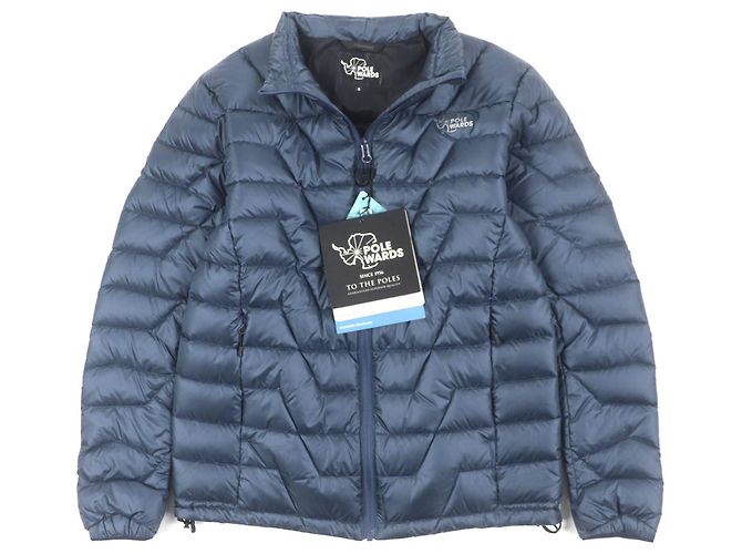 Autre Marque POLE WARDS Fusiondry Down Nylon Down Jacket Blue Navy blue