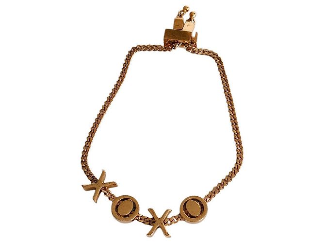 Chloé Bracciale Chloe XOXO D'oro Metallo