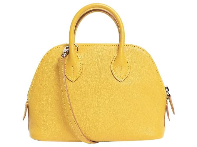 Hermès Borsa mini Bolide gialla Giallo 