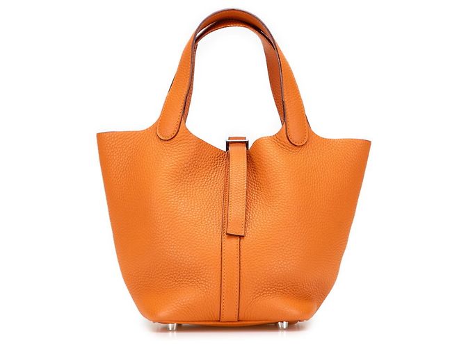 Bolsa Hermès Picotin PM Laranja