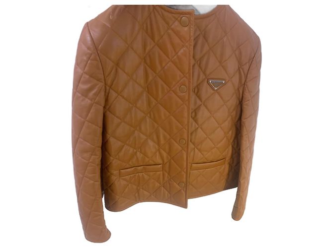 Prada Standard, slightly cropped Camel