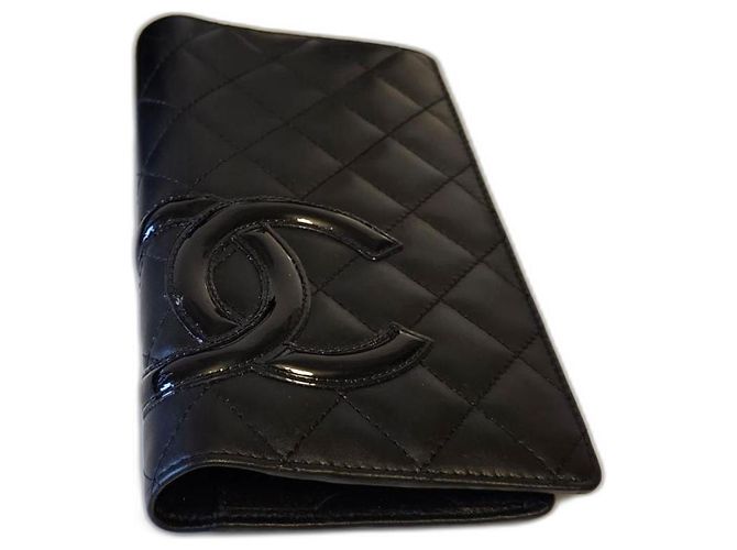 Chanel Agenda holder. Black