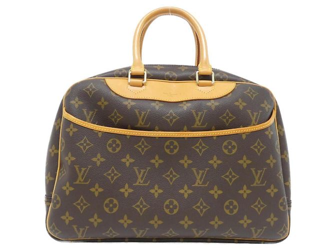 Bolsa de mão Bowling Vanity Monogram Louis Vuitton Marrom