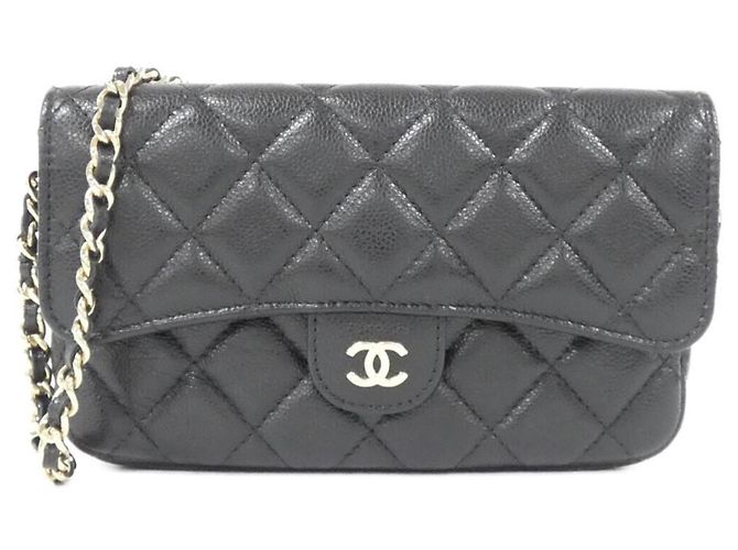 Chanel Timeless Classic Line AP2096 Phone Case Black
